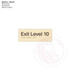 Natural Bamboo Tactile Braille Signs - Exit Level 10