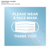 COVID-19 Safety Decals - Please Wear a Face Mask (Large)