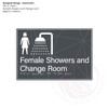 Geometric Designer Range - Female Showers and Change Room