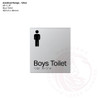 Satin Silver Anodised Aluminium Braille Signs - Boys Toilet