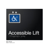Class Range - Satin Black Anodised Aluminium Braille Signs - Accessible Lift