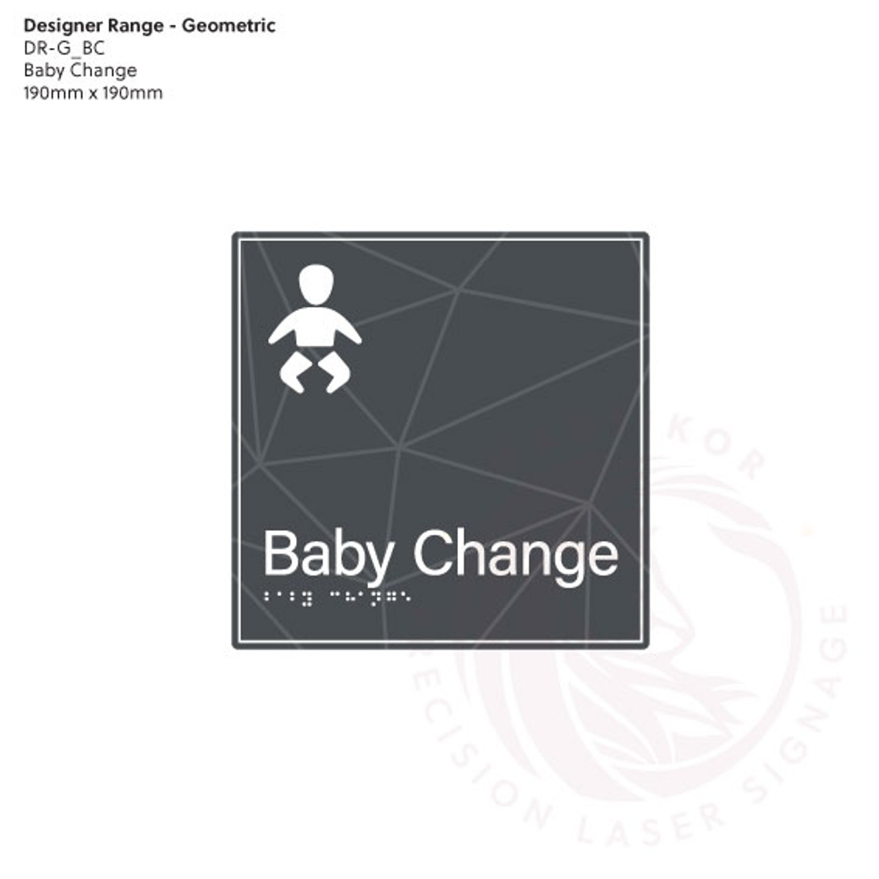 Geometric Designer Range - Baby Change