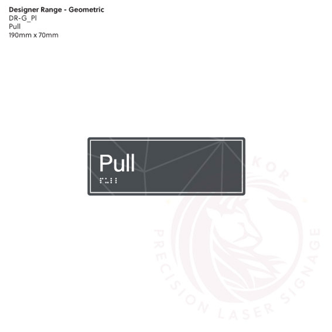 Geometric Designer Range - Pull
