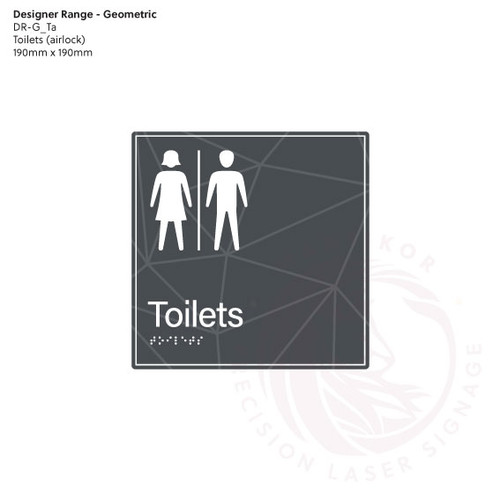 Geometric Designer Range - Toilets (Airlock)