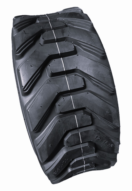 12-16.5 Skid Steer Tubeless Tire w/Rim-Guard 16 Ply Rating Super Heavy Duty H Load 305/70-16.5 12x16.5 NHS R-4 SKS8 12 16.5