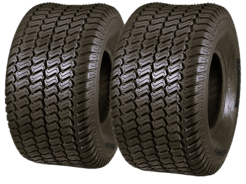 2 Tires of HORSESHOE 18x8.50-10 6Ply Heavy Duty Turf-Over Lawn Mower & Tractor Tires 18x8.5x10 1885010 T198