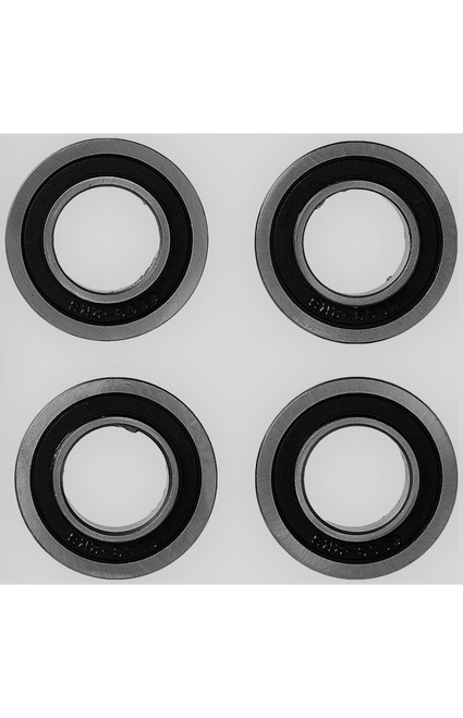 HORSESHOE ID 5/8" X OD 1-3/8" Lawn Mower Wheel Replacement Precision Flanged Ball Bearings - 4 Pack