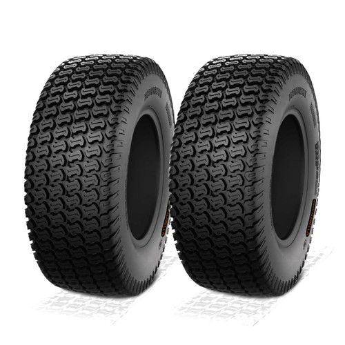 HORSESHOE FALABELLA 2 New 18x8.50-8 / 18x8.5-8 6PR TURF-KING LAWN MOWER TIRES LRC Heavy Duty Color-Sidewall (*2 Years Warranty)