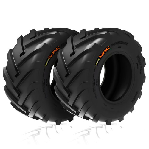 HORSESHOE TRAKEHNER 2 New 21x11.00-10 / 21x11-10 8PR SUPER LUG-KING ATV/LAWN/TREACHER/TILLER/TRACTOR TIRES LRD Heavy Duty Color-Sidewall (*2 Years Warranty)