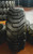 2-Pks HORSESHOE 10-16.5 16PLY R-4 Extra Thick Rim-Guard Wall Super Heavy Duty LRH Tires mounted on 16.5x8.25 Bolt 8x8" Orange Steel Rims w/Brass Valve Stem & Stem Protector 10x16.5 8.25x16.5 (1 Left + 1 Right)