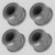 HORSESHOE ID 5/8" X OD 1-3/8" Wheel Barrow hand Truck Lawn Mower Wheel Replacement Grease Bushing Bearings - 4 Pack