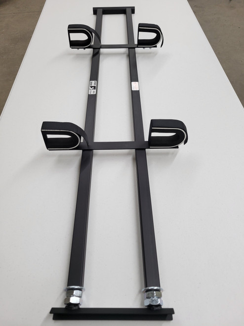 Fits Polaris Ranger 900, 1000 and 1000XP both 2 and 4 door models. Welded steel construction, using aircraft aluminum mounts that are lined with heavy duty closed-cell foam and heavy duty velcro cinch straps.