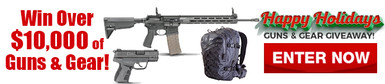 Happy Holidays $10K Guns and Gear Giveaway 