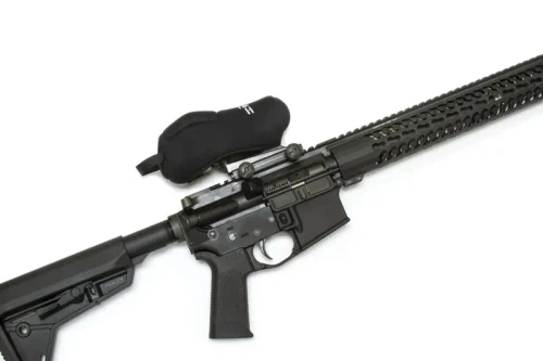 scopecoat XP-6 extreme 6mm protection on holographic site mounted to rifle