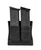Sentry low profile double mag pouch MOLLE front view with 9mm mags loaded.