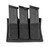 Hook an loop ammo pouch with three 9 mm magazines
