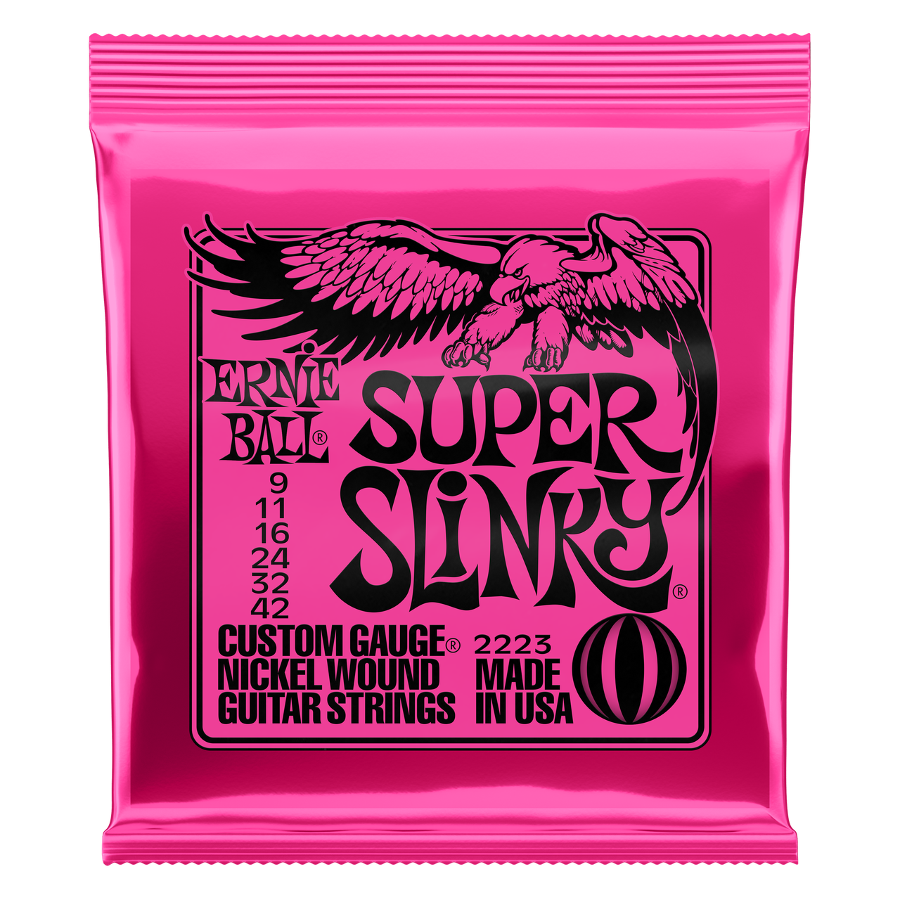 ギター ERNIE BALL 09-42 Ernie Ball Super Slinky Electric Guitar Strings 9-42 - the f-hole