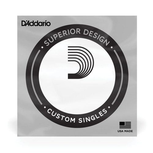 D'Addario XL Chromes Flat Wound Single Guitar String .075