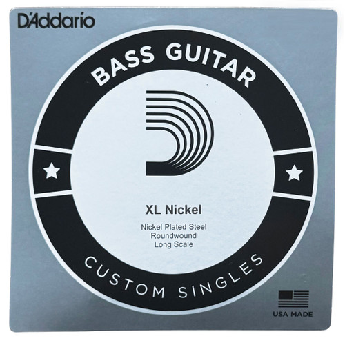 D'Addario XL Nickel Wound Single Electric Bass String .145