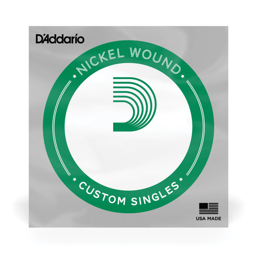 D'Addario XL Nickel Wound Single Guitar String .066