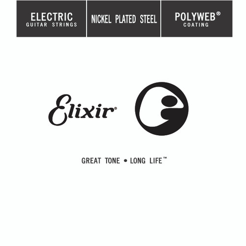 Elixir Polyweb Electric Guitar Single String .036
