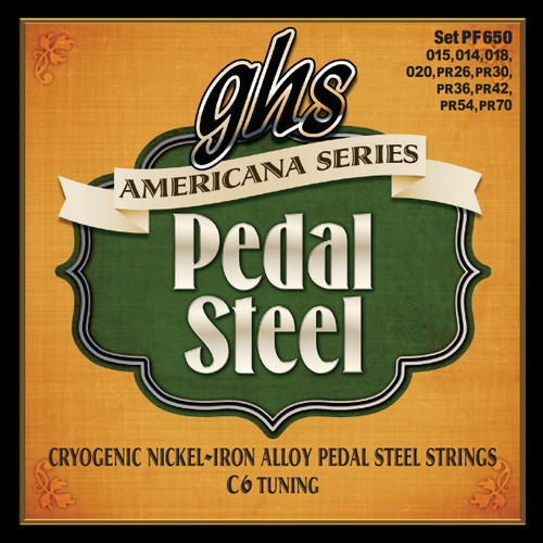 GHS Americana Cryogenic Pedal Steel Strings 15-70 C6