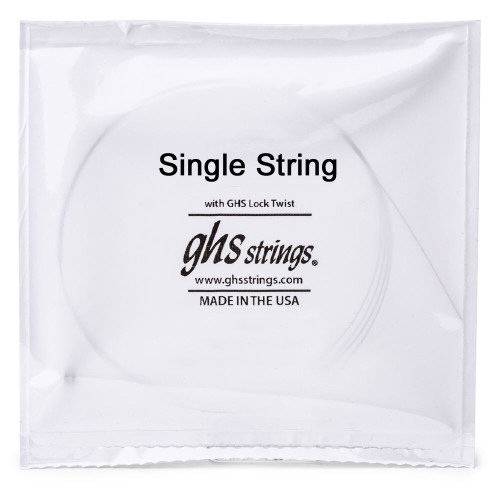 GHS Bass Boomers Roundwound Single Electric Bass String .160