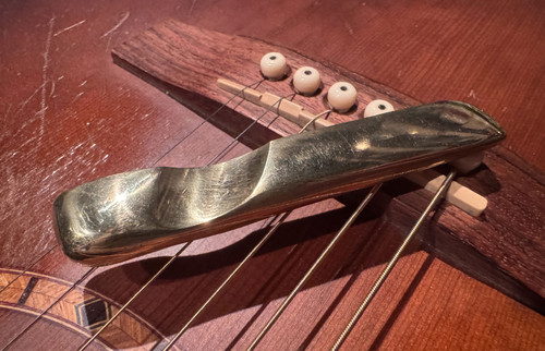 John Pearse The Edge Brass Guitar Slide