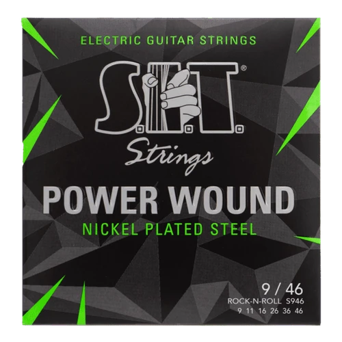 SIT Power Wound Nickel Electric Guitar Strings 9-46 new packaging