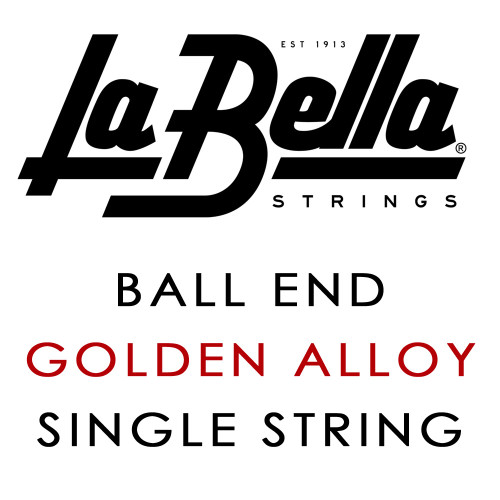 La Bella 80/20 Bronze Golden Alloy Acoustic Single .030