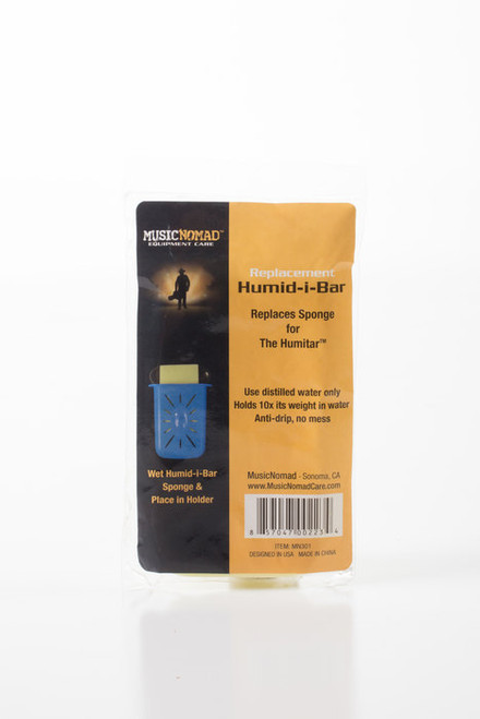 MusicNomad Humid-i-Bar Replacement Sponge in package