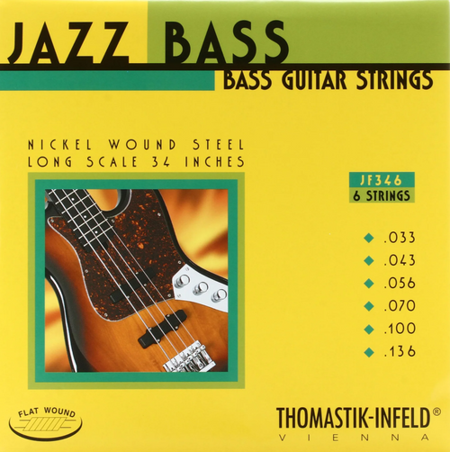 Thomastik-Infeld Jazz Flat Wound Bass Strings 33-136 Thomastik-Infeld Jazz Flat Wound Bass Strings 33-136