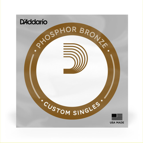 D'Addario Phosphor Bronze Acoustic Single String .058