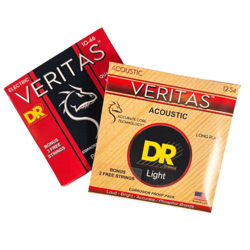 DR Strings VERITAS Acoustic-Electric Combo Deal