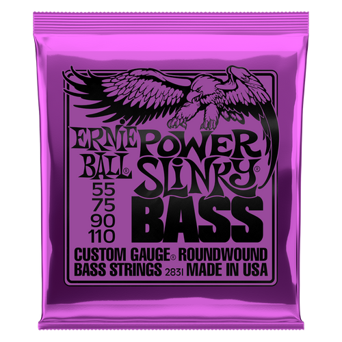 Ernie Ball Nickel Wound Power Slinky 4-String Bass 55-110 front