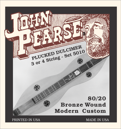John Pearse 4-String 80/20 Bronze Dulcimer Strings 12-30