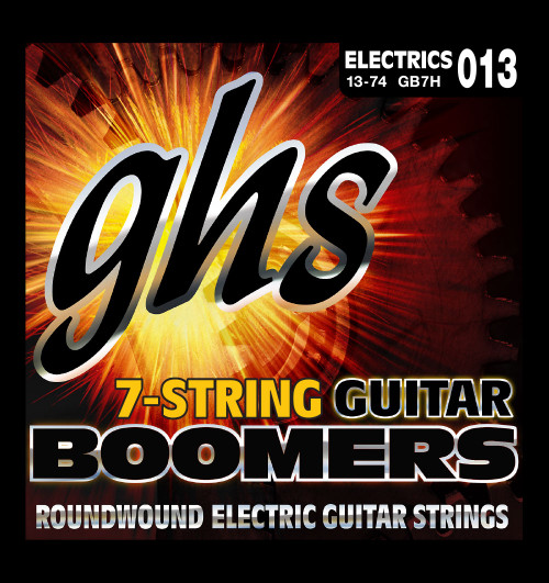 GHS Boomers 7-String Electric Guitar Strings 13-74