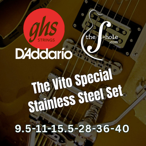 Custom GHS Stainless Electric Guitar Strings 9.5-40