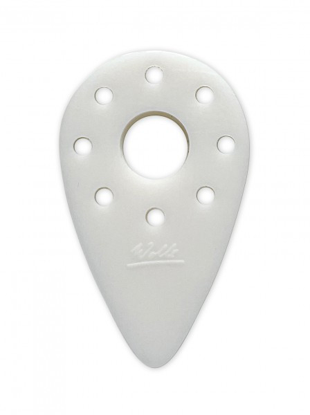 Optima Wolle Nature White Mandolin Pick