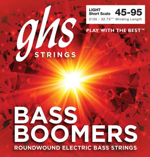 GHS Boomers Short Scale Electric Bass Strings 45-95