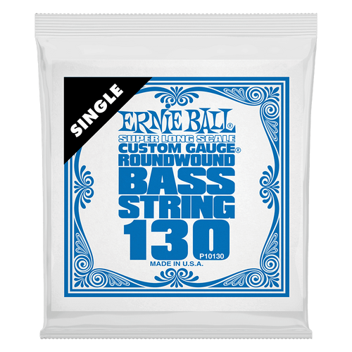 Ernie Ball Nickel Wound Electric Bass Single Super Long .130