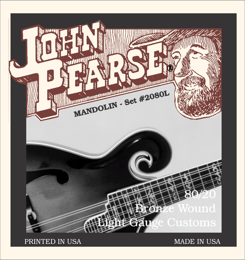 John Pearse 80/20 Bronze Mandolin Strings 10-38