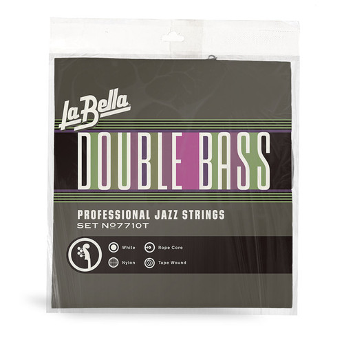 La Bella Double Bass White Nylon Tape Strings 3/4 Scale