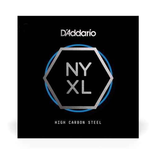 D'Addario NYXL High Carbon Plain Steel Guitar String .019