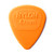 Dunlop Nylon Midi Orange single guitar pick .67 FRONT MAIN VIEW