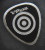 V-Picks Bullseye Ghost Rim single guitar pick 1.5
