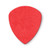 Dunlop Tortex Flow Red single guitar pick .50 BACK VIEW