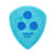 Dunlop Misha Mansoor Delrin Flow Live Pick Bulb Blue .065 BACK VIEW