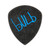 Dunlop Misha Mansoor Delrin Flow Studio Pick Bulb Black .073 FRONT MAIN VIEW