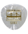 Golden Gate Deluxe Pearloid Rounded Triangle Stiff single pick